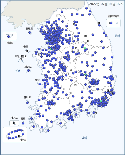 미세먼지 현황 [자료=에어코리아]<br>
