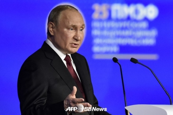 러시아의 블라디미르 푸틴(Vladimir Putin)ⓒAFPBBNews